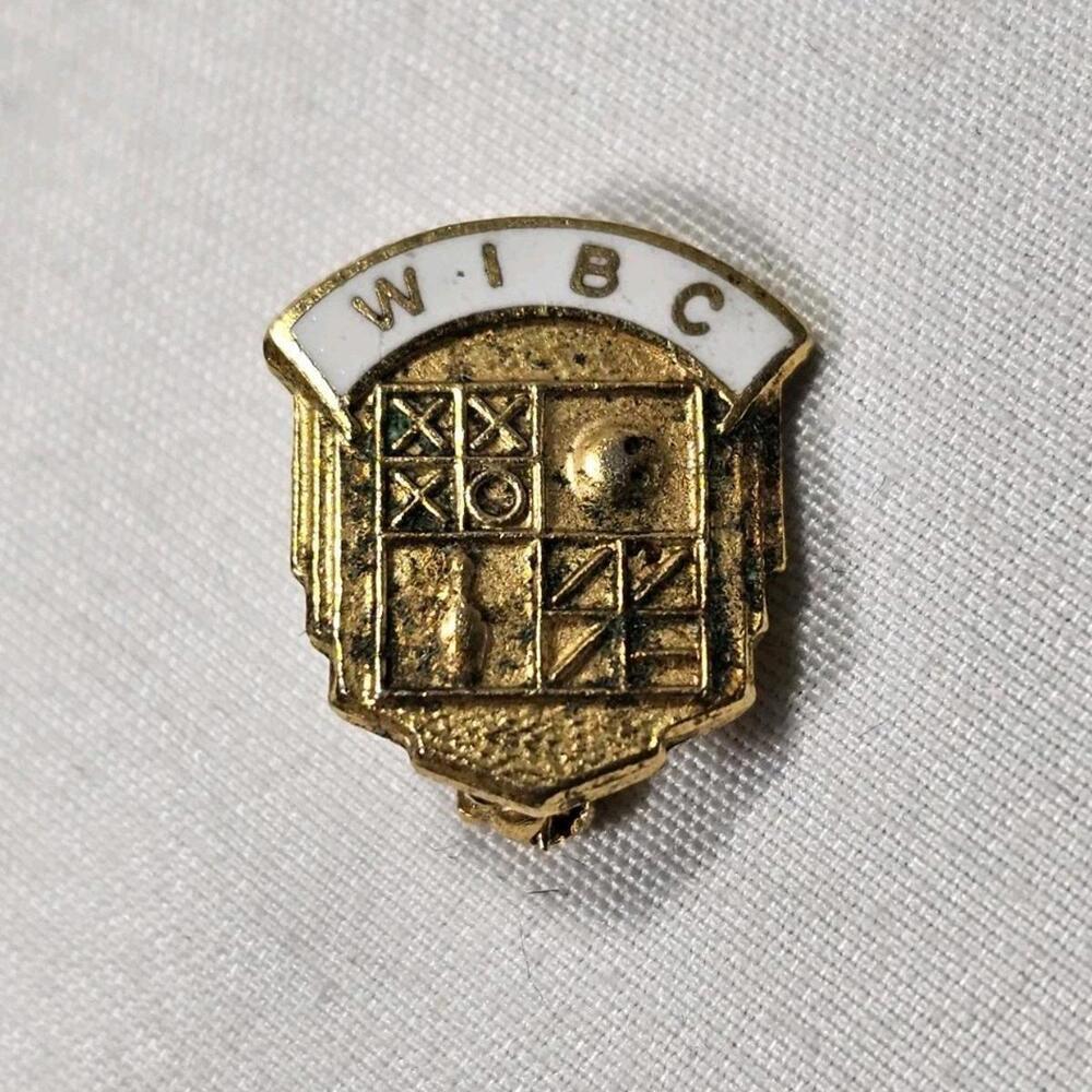 Vintage WIBC Womens International Bowling Congress Lapel Hat Pin